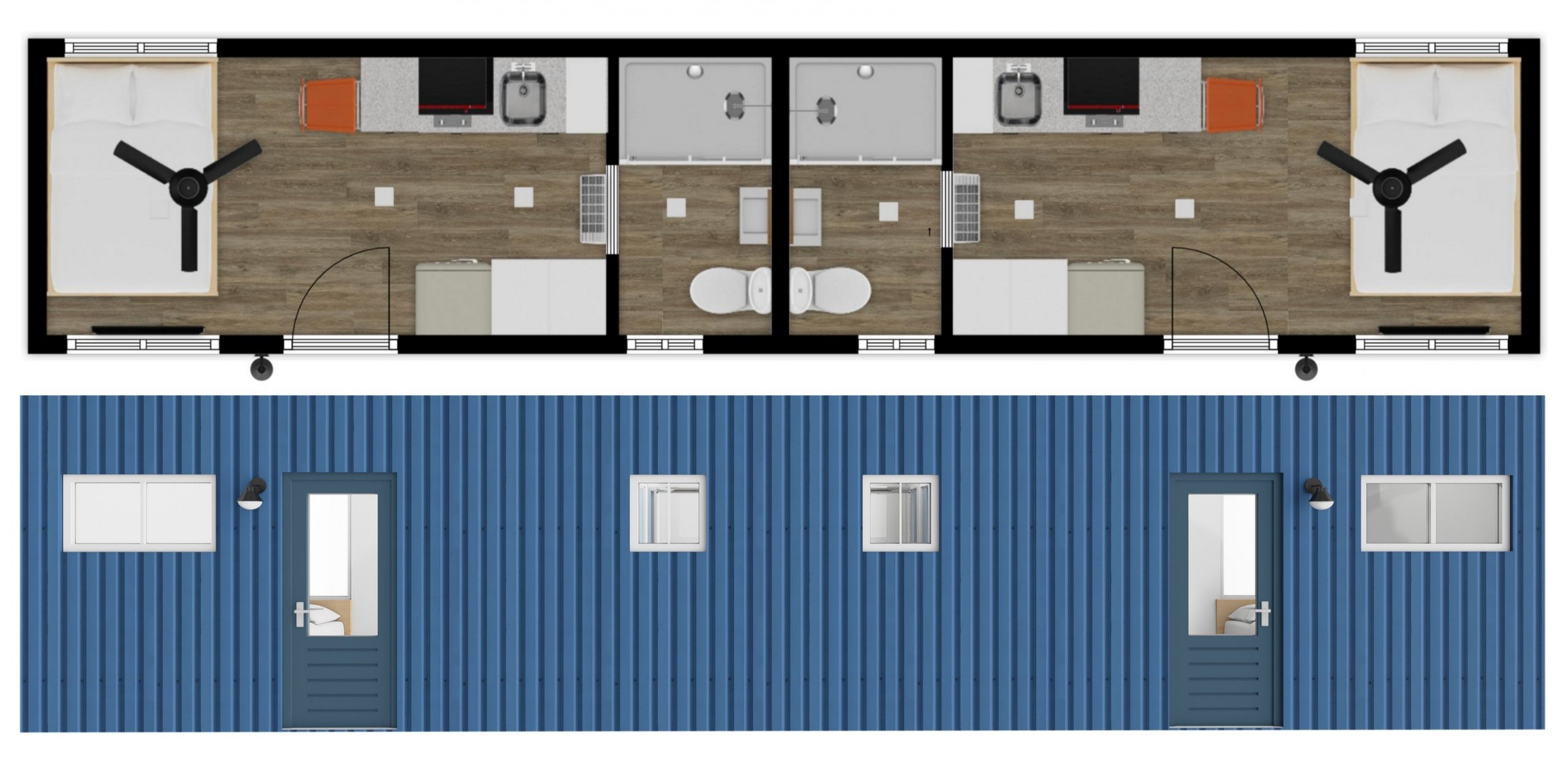 shipping container home for sale